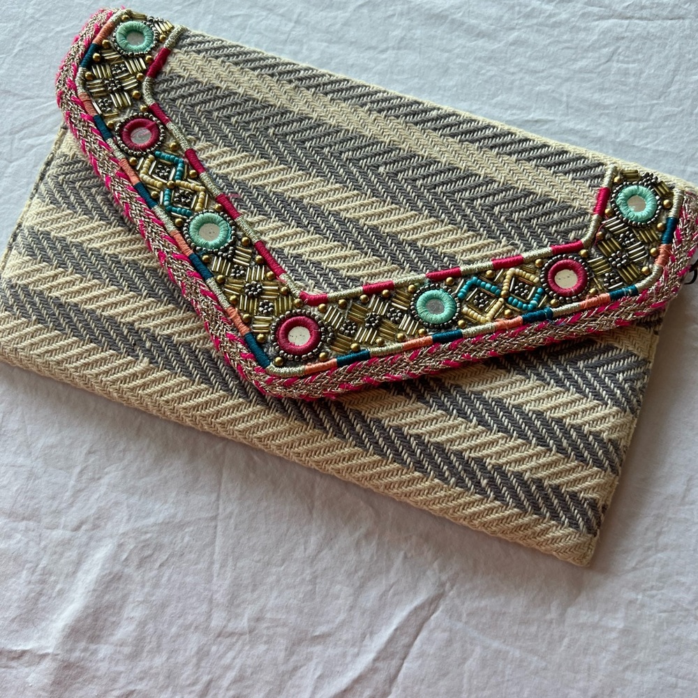 Multi color clutch/ cross body.